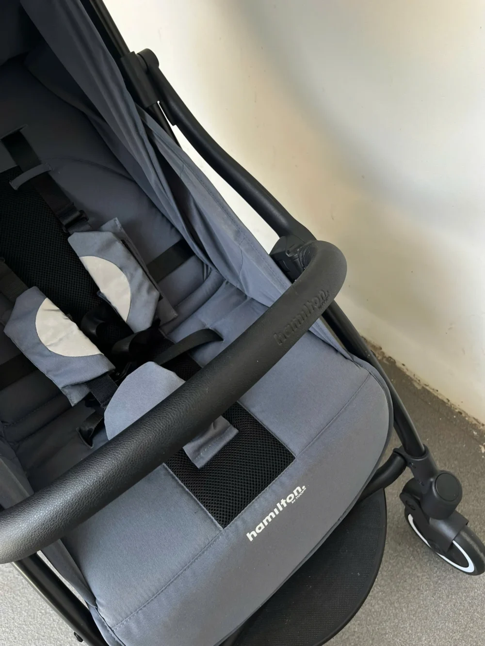 Xe đẩy Hamilton X1 plus melange màu xanh chàm Indigo blue (kèm sẵn cup holder) - Ảnh 12