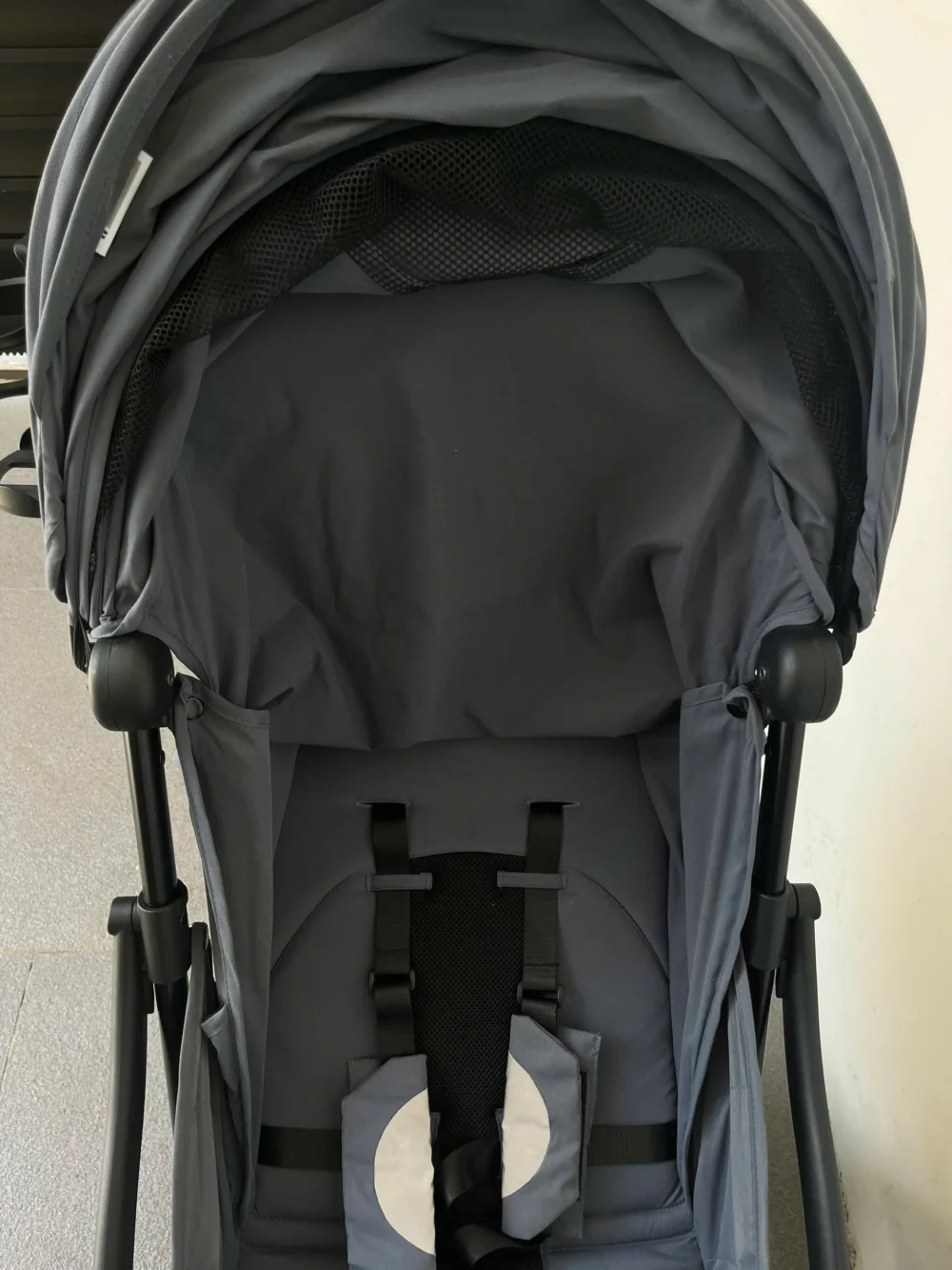 Xe đẩy Hamilton X1 plus melange màu xanh chàm Indigo blue (kèm sẵn cup holder) - Ảnh 13