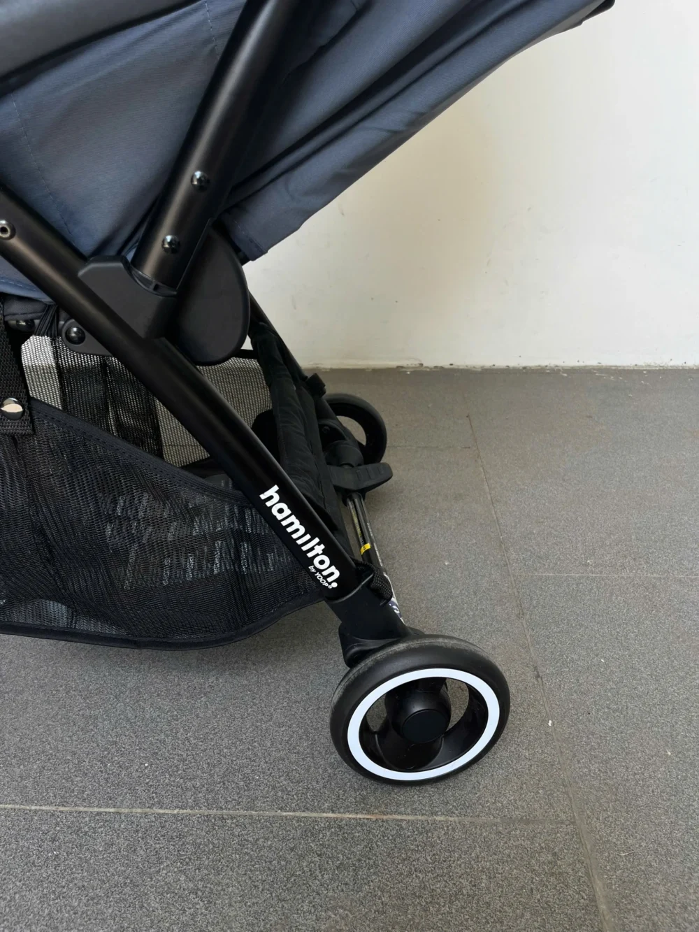 Xe đẩy Hamilton X1 plus melange màu xanh chàm Indigo blue (kèm sẵn cup holder) - Ảnh 23