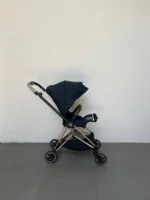 Xe đẩy Cybex mios 2 màu đen khung rose gold (kèm sẵn bọc tay cầm xe đẩy) / 2 - Ảnh 2