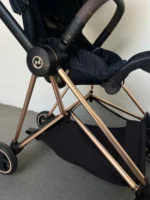 Xe đẩy Cybex mios 2 màu đen khung rose gold (kèm sẵn bọc tay cầm xe đẩy) / 2 - Ảnh 10