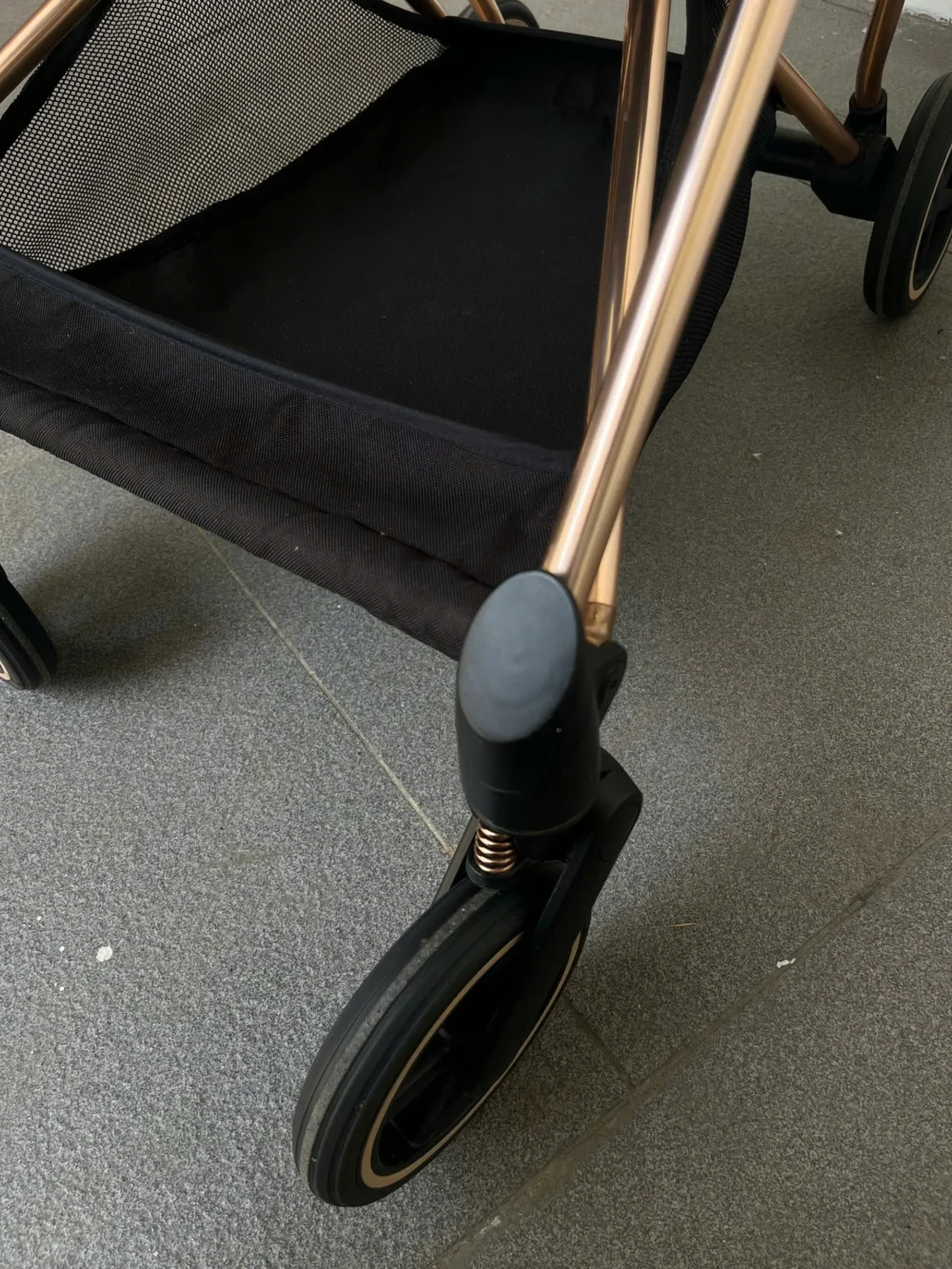 Xe đẩy Cybex mios 2 màu đen khung rose gold (kèm sẵn bọc tay cầm xe đẩy) / 2 - Ảnh 12