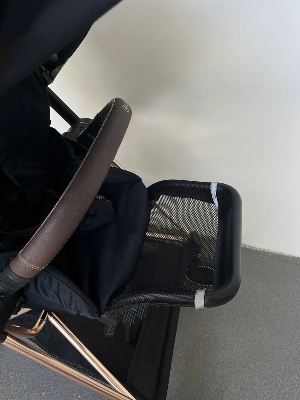 Xe đẩy Cybex mios 2 màu đen khung rose gold (kèm sẵn bọc tay cầm xe đẩy) 0-4 tuổi - Ảnh 15