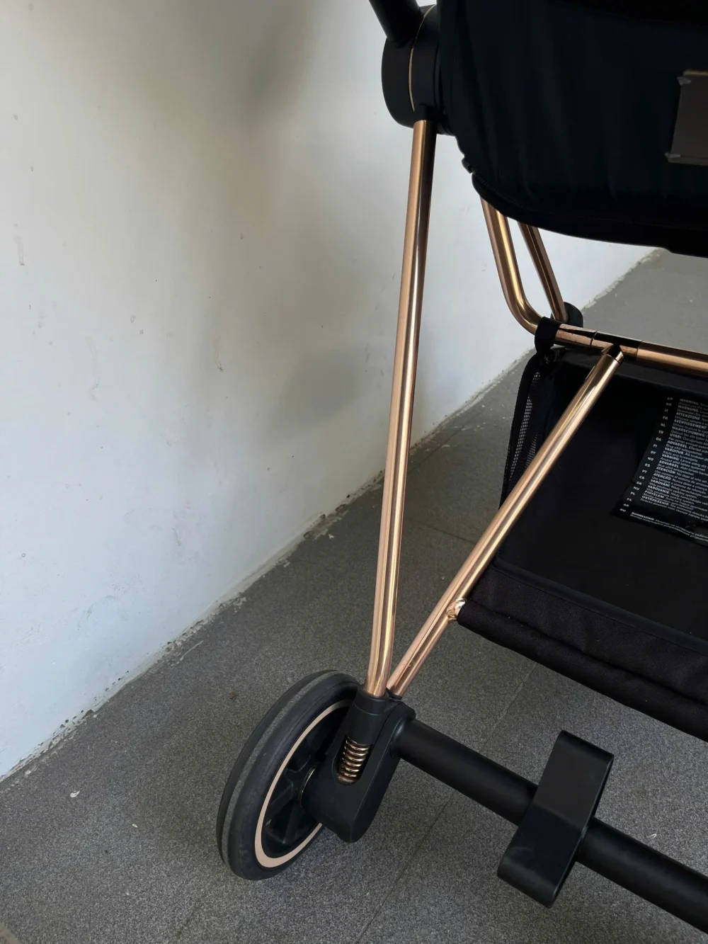 Xe đẩy Cybex mios 2 màu đen khung rose gold (kèm sẵn bọc tay cầm xe đẩy) 0-4 tuổi - Ảnh 21