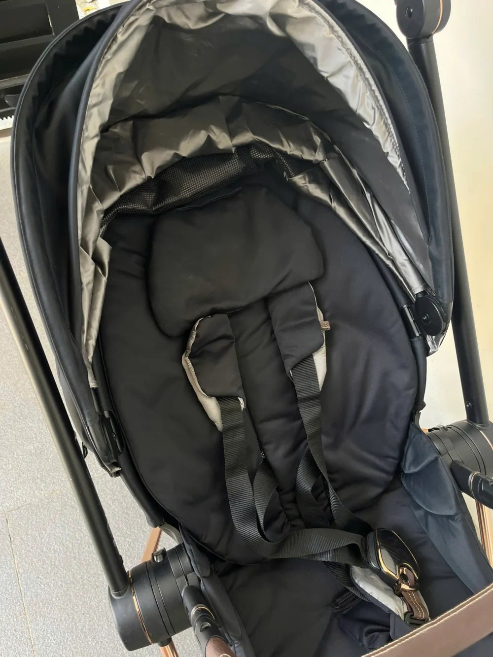 Xe đẩy Cybex mios 2 màu đen khung rose gold (kèm sẵn bọc tay cầm xe đẩy) 0-4 tuổi - Ảnh 22