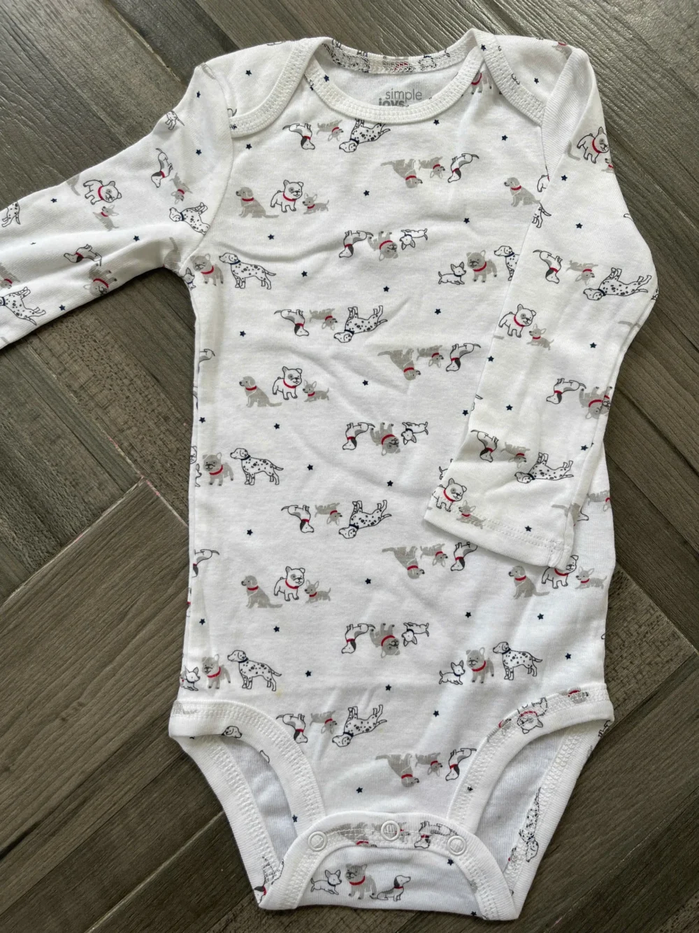 Set 3 bodysuit dài tay Simple joys by Carter's 12M - Ảnh 5