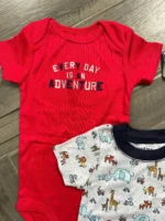 Set 3 bodysuit ngắn tay Simple joys by Carter's & Bundles 12M - Ảnh 3