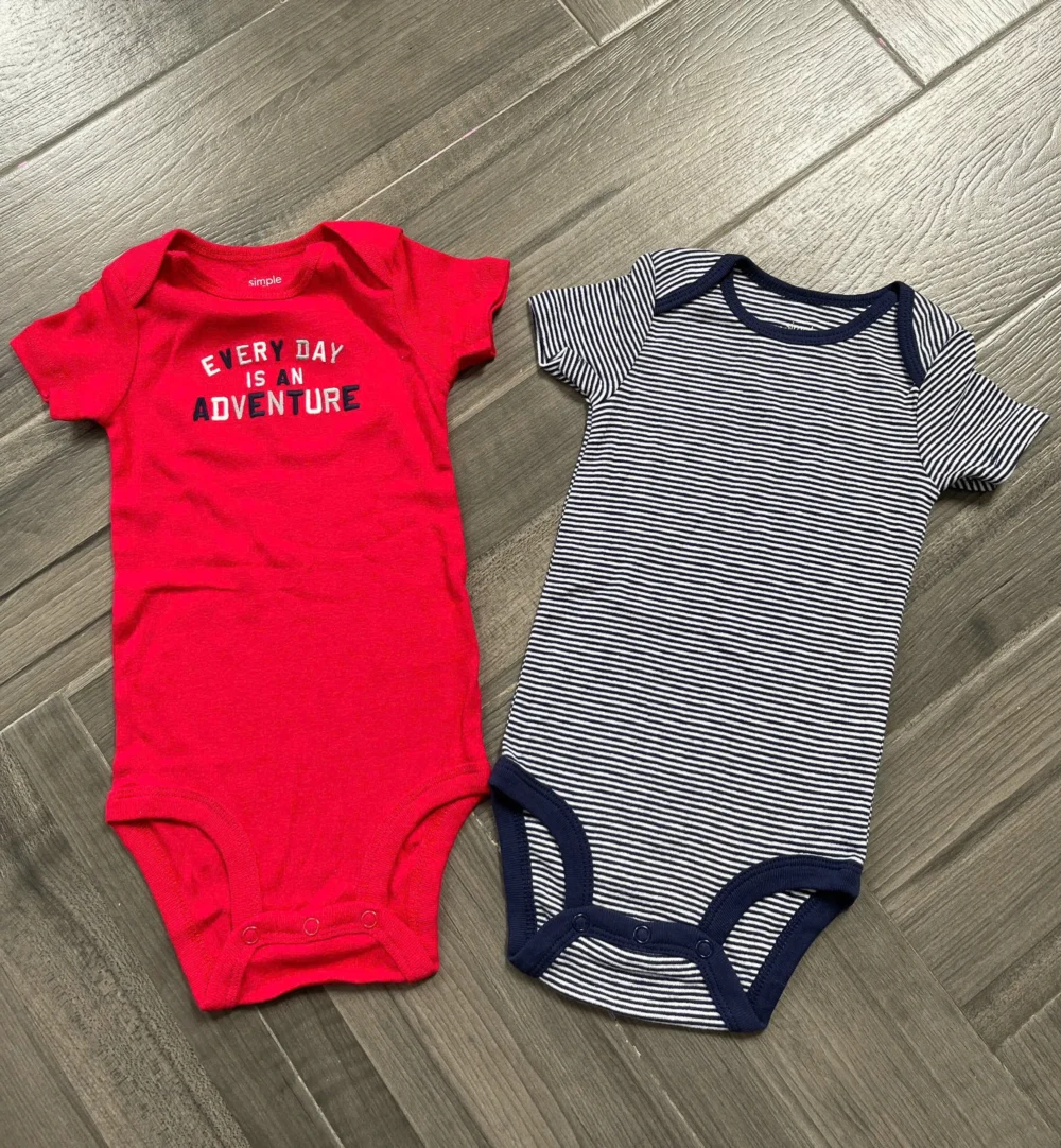 Set 3 bodysuit ngắn tay Simple joys by Carter's & Bundles 12M - Ảnh 8