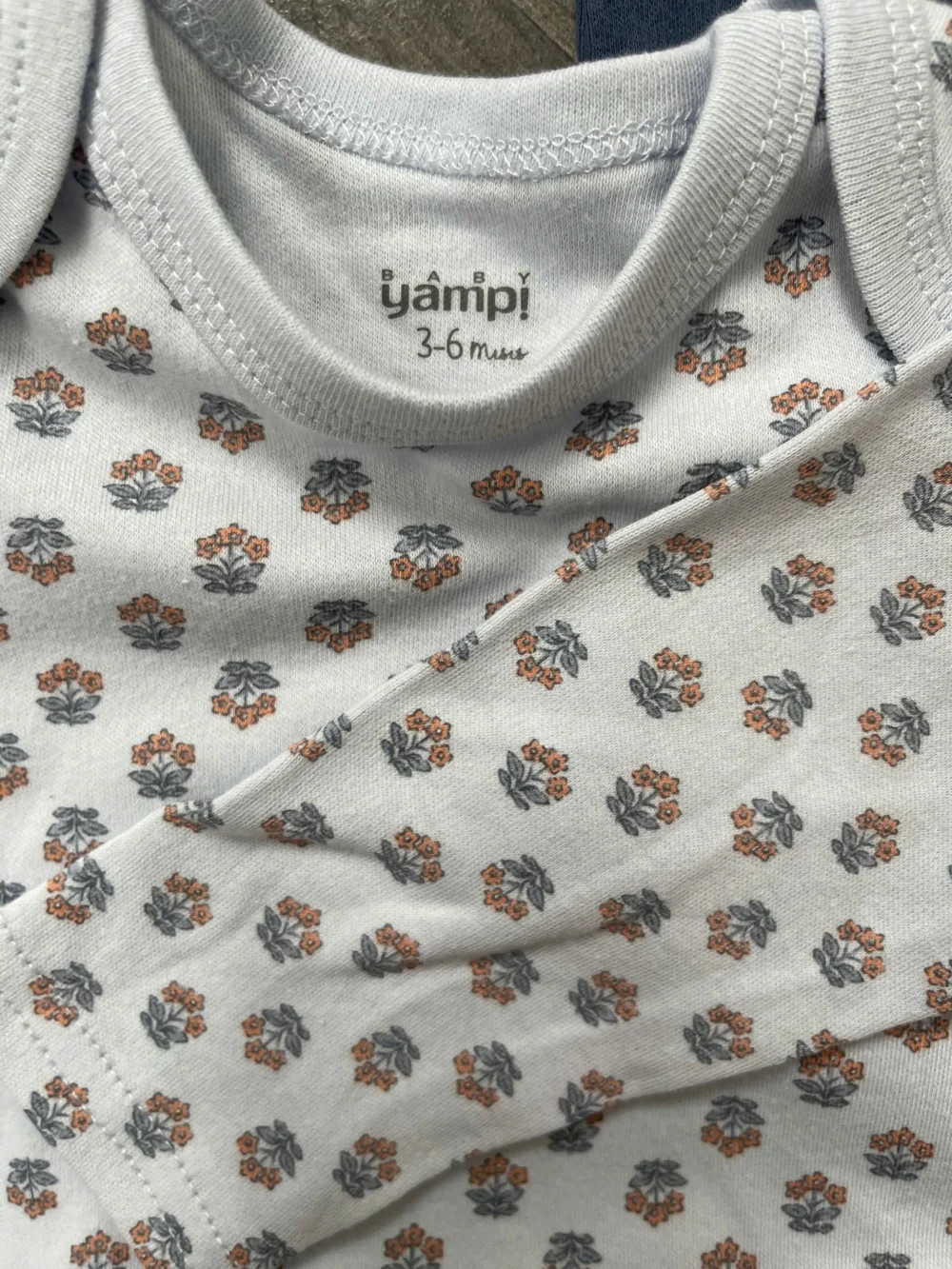 Set 3 bodysuit dài tay cho bé gái 3 đến 6 tháng - Ảnh 3
