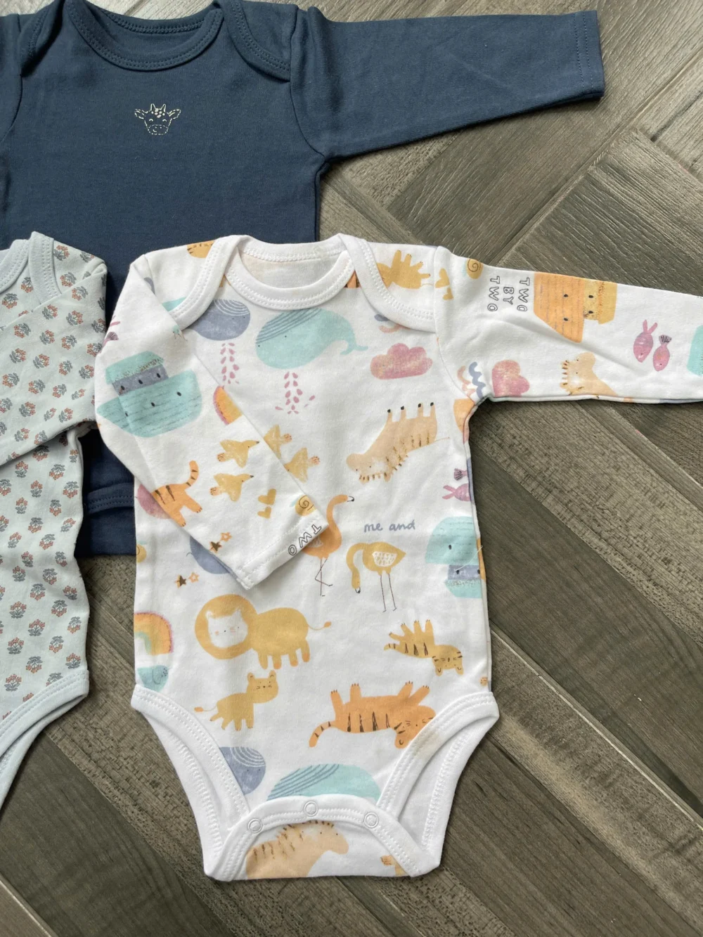 Set 3 bodysuit dài tay cho bé gái 3 đến 6 tháng - Ảnh 6