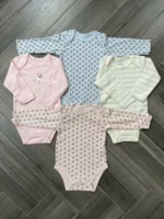 Set 3 bodysuit dài tay cho bé gái 3 đến 6 tháng - Ảnh 2
