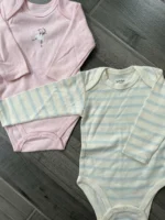 Set 3 bodysuit dài tay cho bé gái 3 đến 6 tháng - Ảnh 5