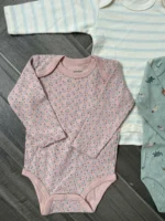 Set 3 bodysuit dài tay cho bé gái 3 đến 6 tháng - Ảnh 4