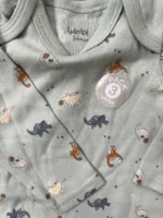 Set 3 bodysuit dài tay cho bé gái 3 đến 6 tháng - Ảnh 6