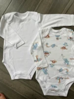 Set 4 bodysuit dài tay cho bé 6 đến 9 tháng - Ảnh 11