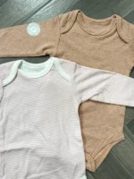 Set 4 bodysuit dài tay cho bé 6 đến 9 tháng - Ảnh 4