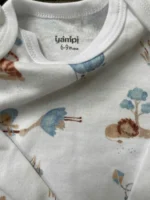 Set 4 bodysuit dài tay cho bé 6 đến 9 tháng - Ảnh 6
