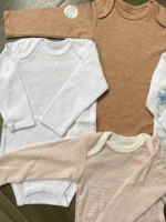 Set 4 bodysuit dài tay cho bé 6 đến 9 tháng - Ảnh 9