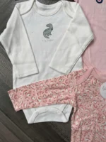 Set 4 bodysuit dài tay cho bé 6 đến 9 tháng - Ảnh 12