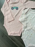 Set 4 bodysuit dài tay cho bé 6 đến 9 tháng - Ảnh 7