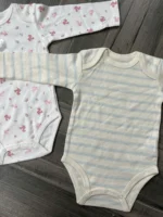 Set 3 bodysuit dài tay cho bé 6 đến 9 tháng - Ảnh 7