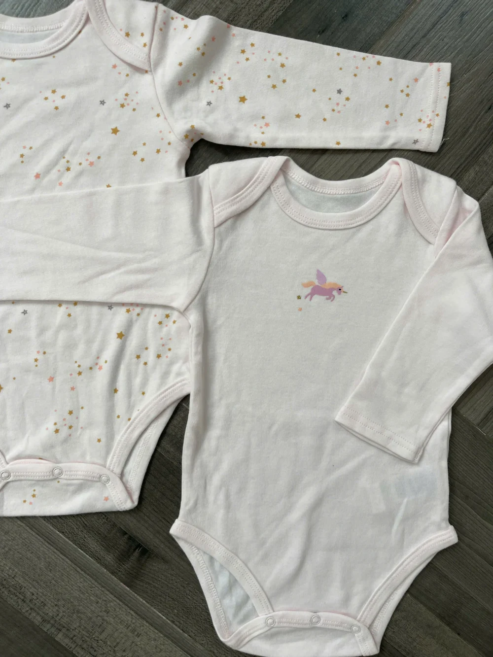 Set 4 bodysuit dài tay cho bé 9 đến 12 tháng - Ảnh 3