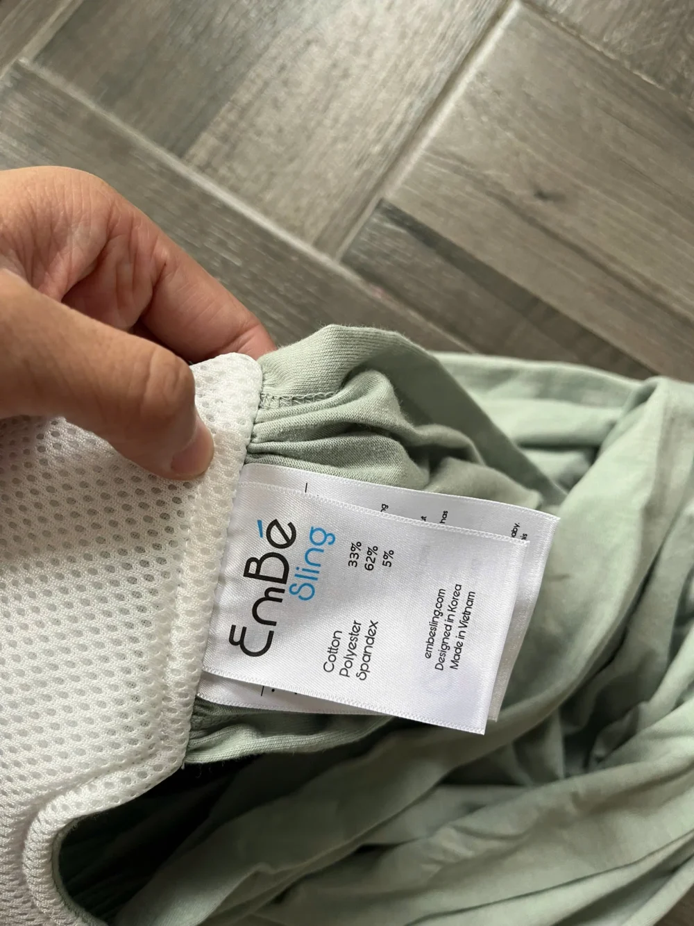 Địu vải Embesling Flex màu Olive - Ảnh 6