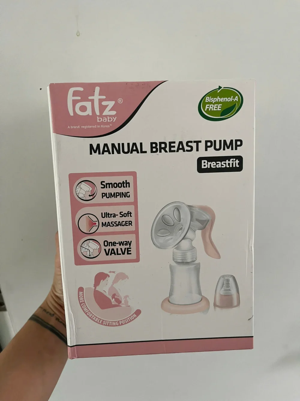Máy hút sữa cầm tay Fatzbaby Breastfit - Ảnh 3