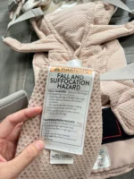 Địu Ergo baby Omni Breeze tặng kèm yếm địu (màu baby pink) 0-4 tuổi - Ảnh 6