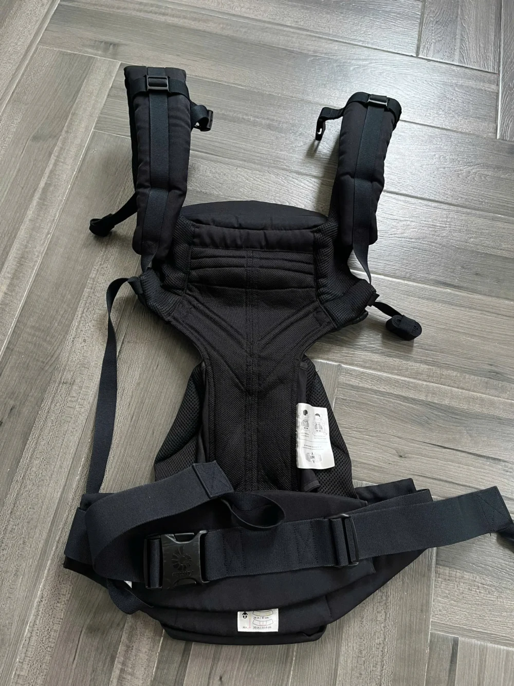 Địu Ergobaby Omni 360 cool air màu đen 0-4 tuổi - Ảnh 15