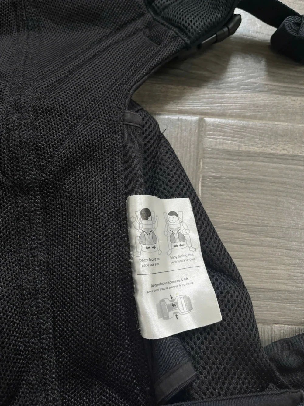 Địu Ergobaby Omni 360 cool air màu đen 0-4 tuổi - Ảnh 16