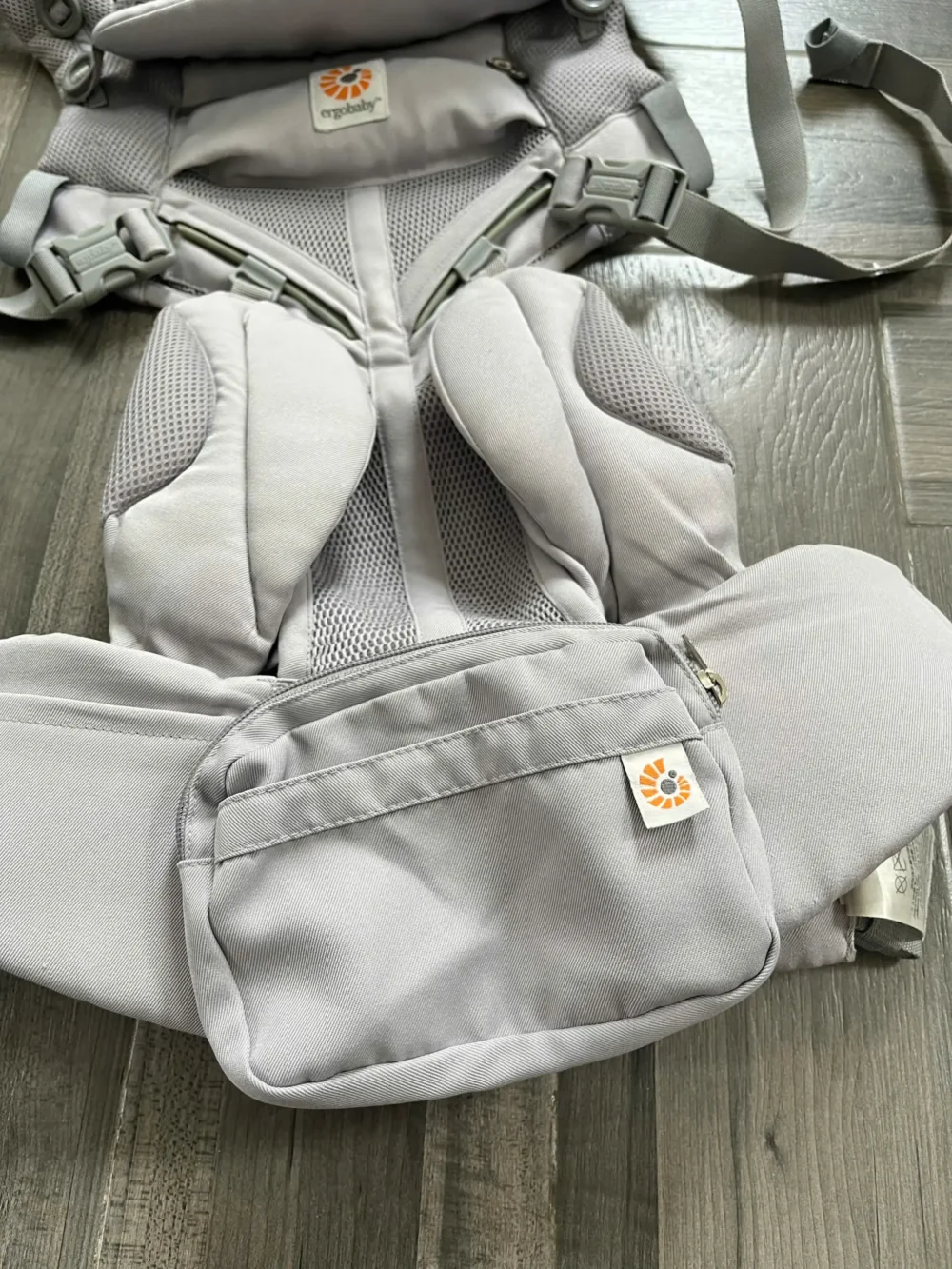 Địu Ergobaby Omni 360 cool air màu xám 0-4 tuổi - Ảnh 11