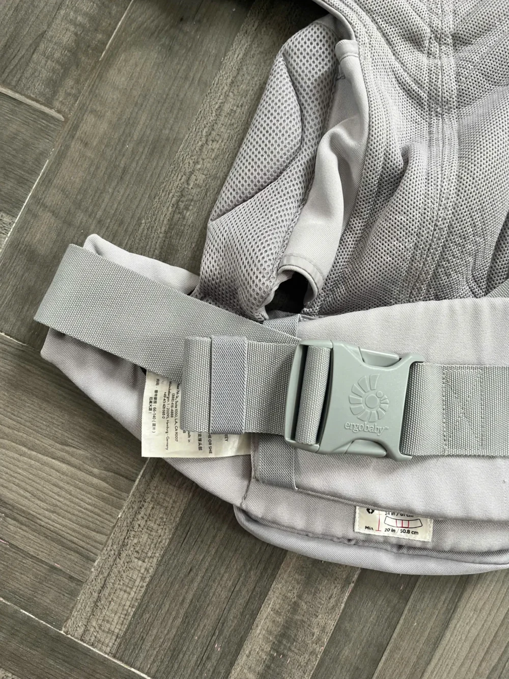 Địu Ergobaby Omni 360 cool air màu xám 0-4 tuổi - Ảnh 23