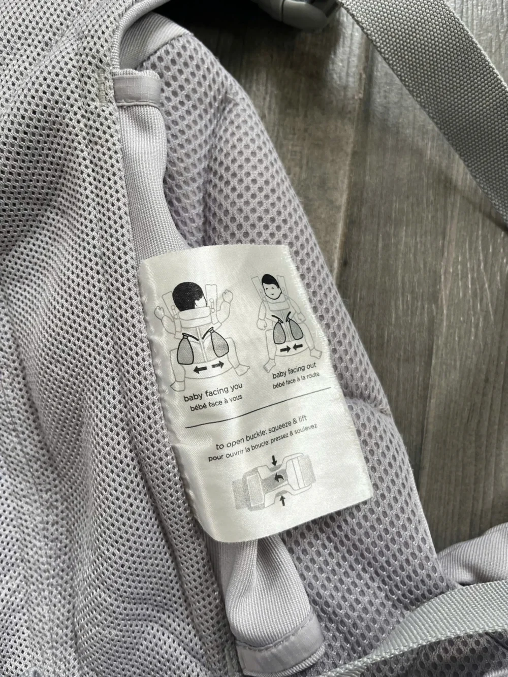 Địu Ergobaby Omni 360 cool air màu xám 0-4 tuổi - Ảnh 3