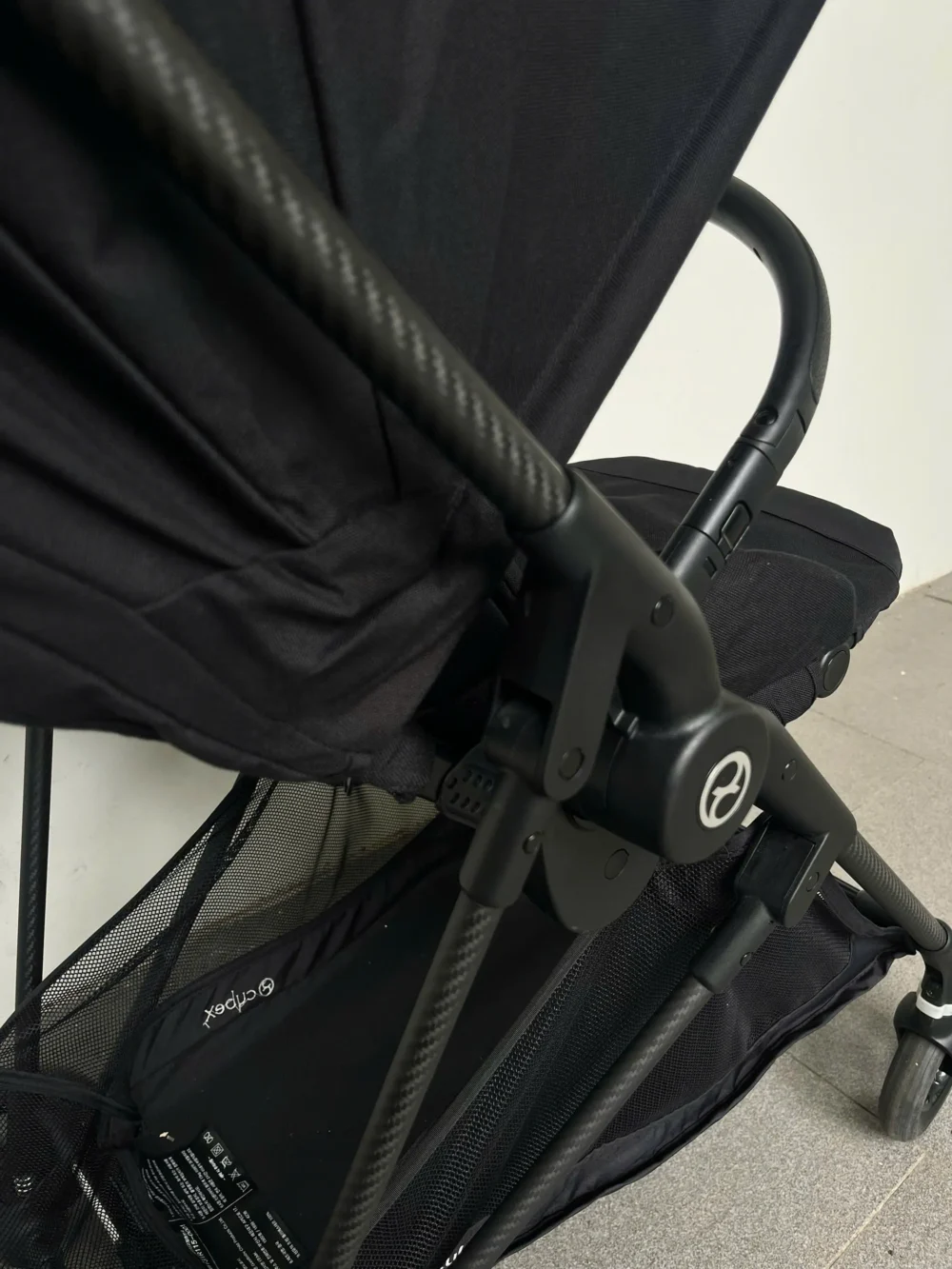 Xe đẩy Cybex Melio full black 0-3 tuổi (1) - Ảnh 12