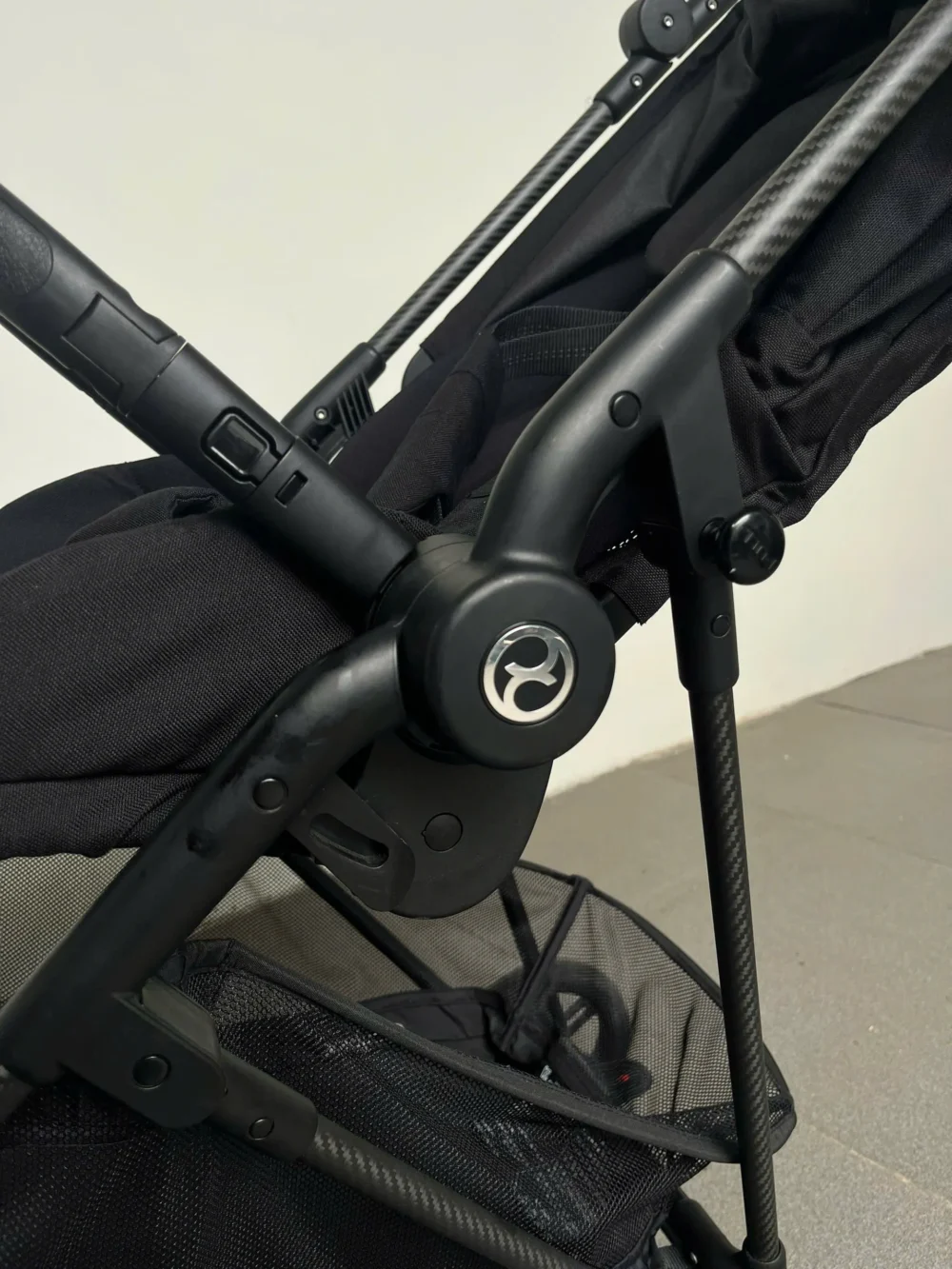 Xe đẩy Cybex Melio full black 0-3 tuổi (1) - Ảnh 4