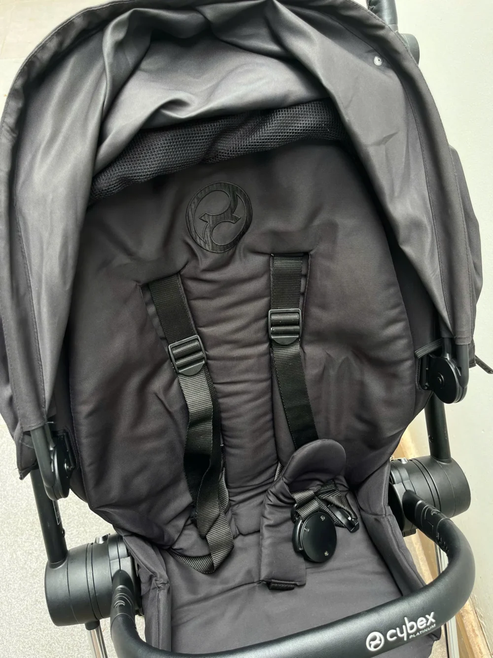 Xe đẩy Cybex mios 1 màu đen khung bạc 0-4 tuổi - Ảnh 17
