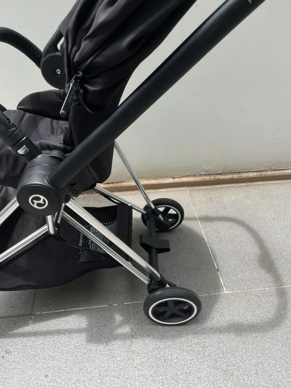 Xe đẩy Cybex mios 1 màu đen khung bạc 0-4 tuổi - Ảnh 5