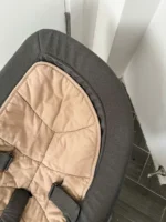 Nôi nuna leaf curv màu xám lót be kèm thanh đồ chơi 0-60kg - Ảnh 22