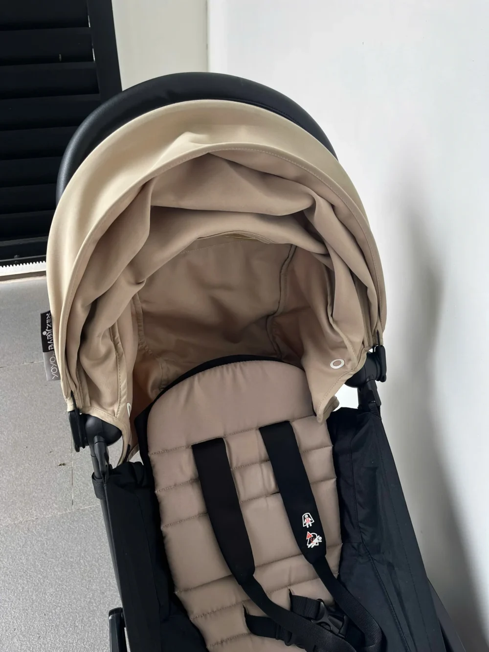 Xe đẩy yoyo+ màu be (đã kèm bọc tay nắm) - Ảnh 3