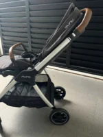 Xe đẩy Nuna triv màu xám đậm khung bạc (2) - Ảnh 2