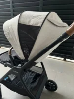 Xe đẩy Nuna triv màu xám nhạt khung đen 0-4 tuổi - Ảnh 5