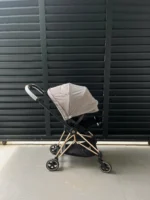 Xe đẩy Cybex mios 2 màu xám kem khung rose gold (kèm sẵn bọc tay cầm xe đẩy) 0-4 tuổi - Ảnh 9