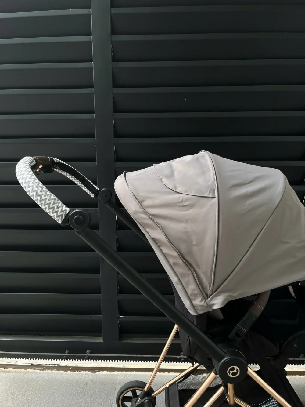 Xe đẩy Cybex mios 2 màu xám kem khung rose gold (kèm sẵn bọc tay cầm xe đẩy) 0-4 tuổi - Ảnh 10