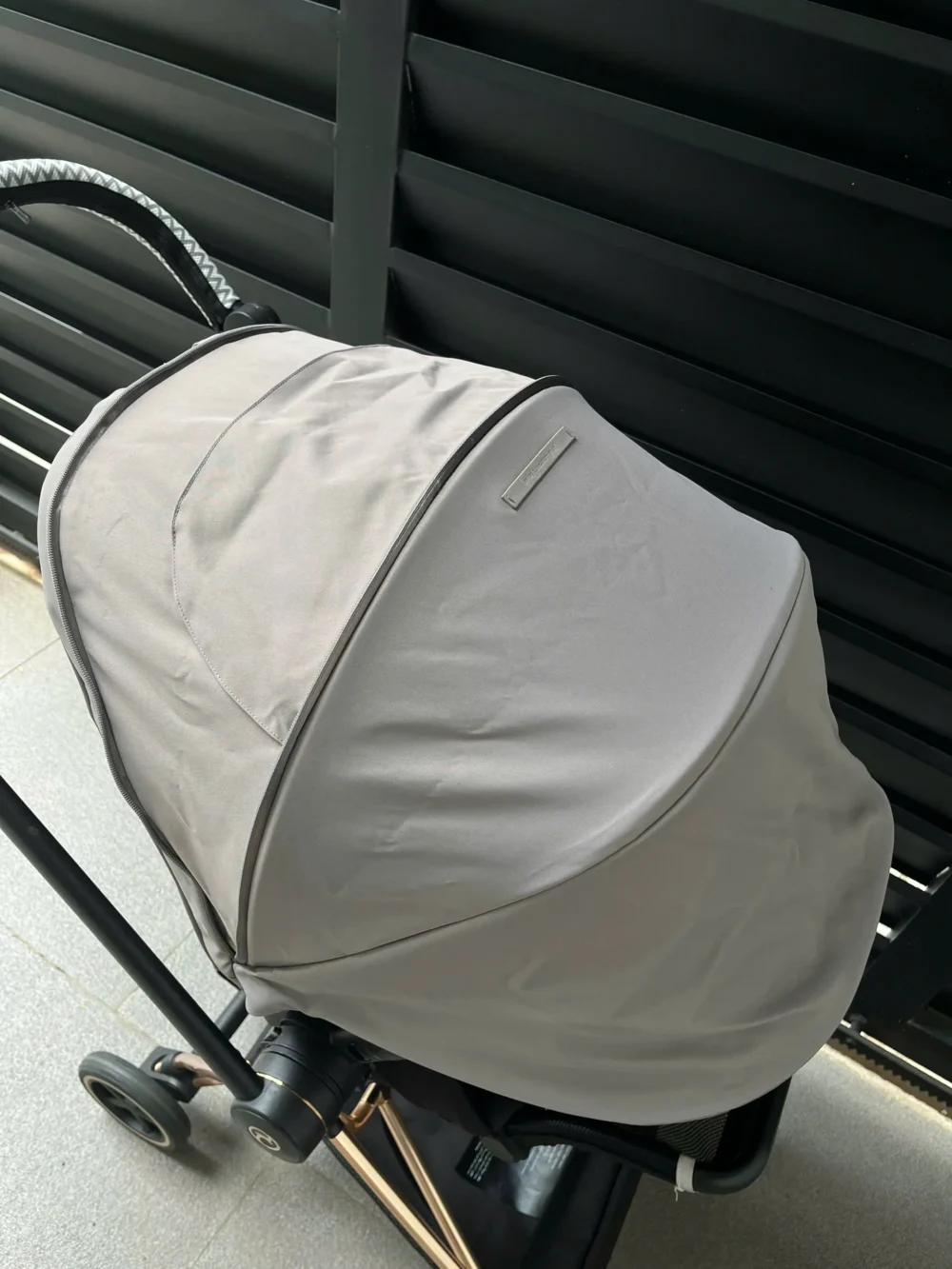 Xe đẩy Cybex mios 2 màu xám kem khung rose gold (kèm sẵn bọc tay cầm xe đẩy) 0-4 tuổi - Ảnh 13