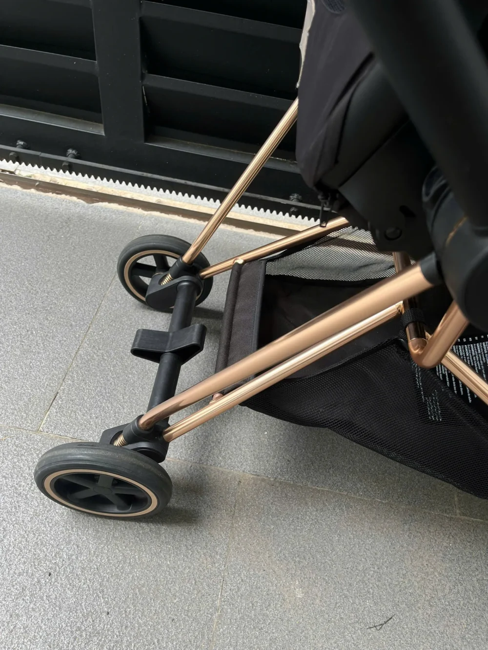 Xe đẩy Cybex mios 2 màu xám kem khung rose gold (kèm sẵn bọc tay cầm xe đẩy) 0-4 tuổi - Ảnh 15