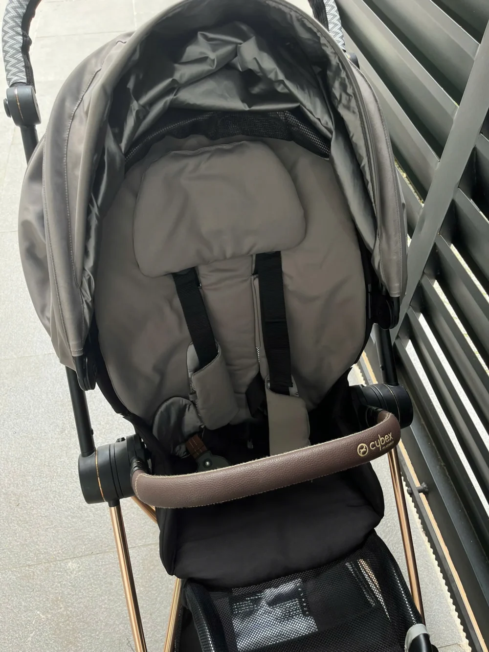 Xe đẩy Cybex mios 2 màu xám kem khung rose gold (kèm sẵn bọc tay cầm xe đẩy) 0-4 tuổi - Ảnh 21