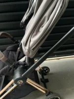 Xe đẩy Cybex mios 2 màu xám kem khung rose gold (kèm sẵn bọc tay cầm xe đẩy) 0-4 tuổi - Ảnh 5