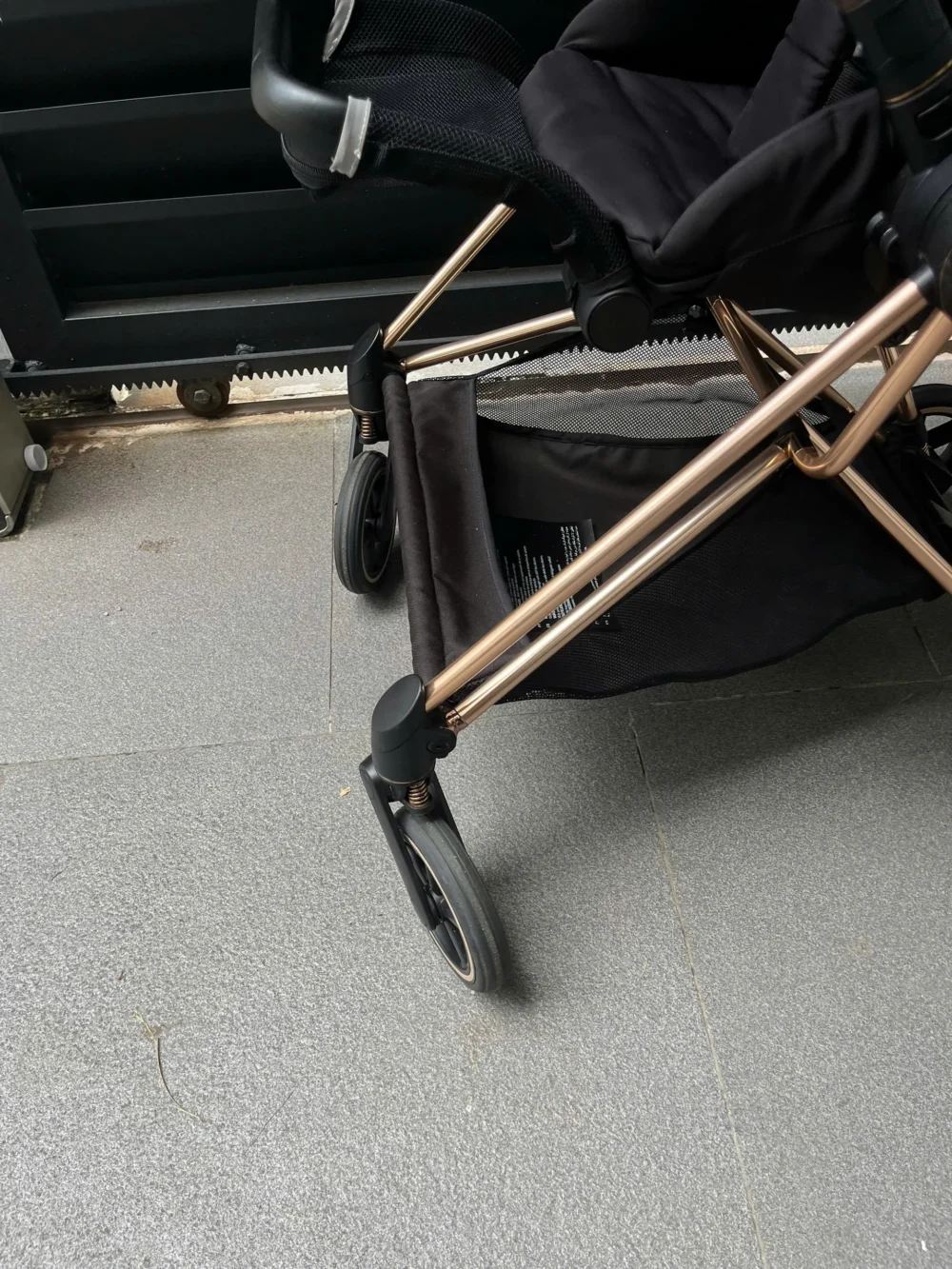Xe đẩy Cybex mios 2 màu xám kem khung rose gold (kèm sẵn bọc tay cầm xe đẩy) 0-4 tuổi - Ảnh 7