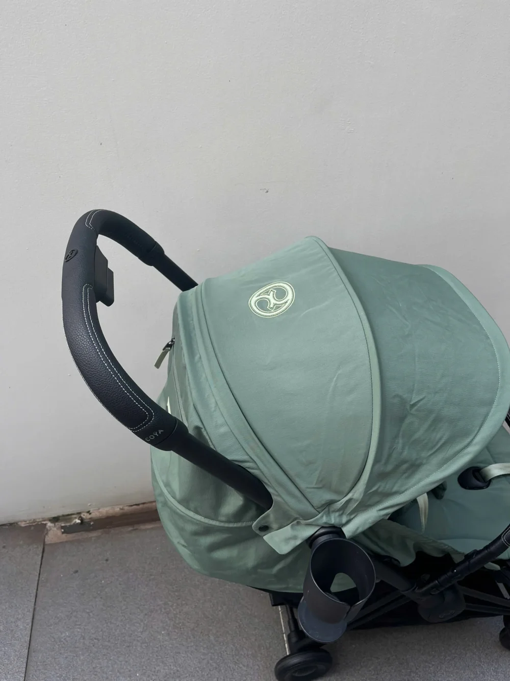 Xe đẩy Cybex Coya màu xanh (kèm sẵn bumper và cup holder) - Ảnh 3